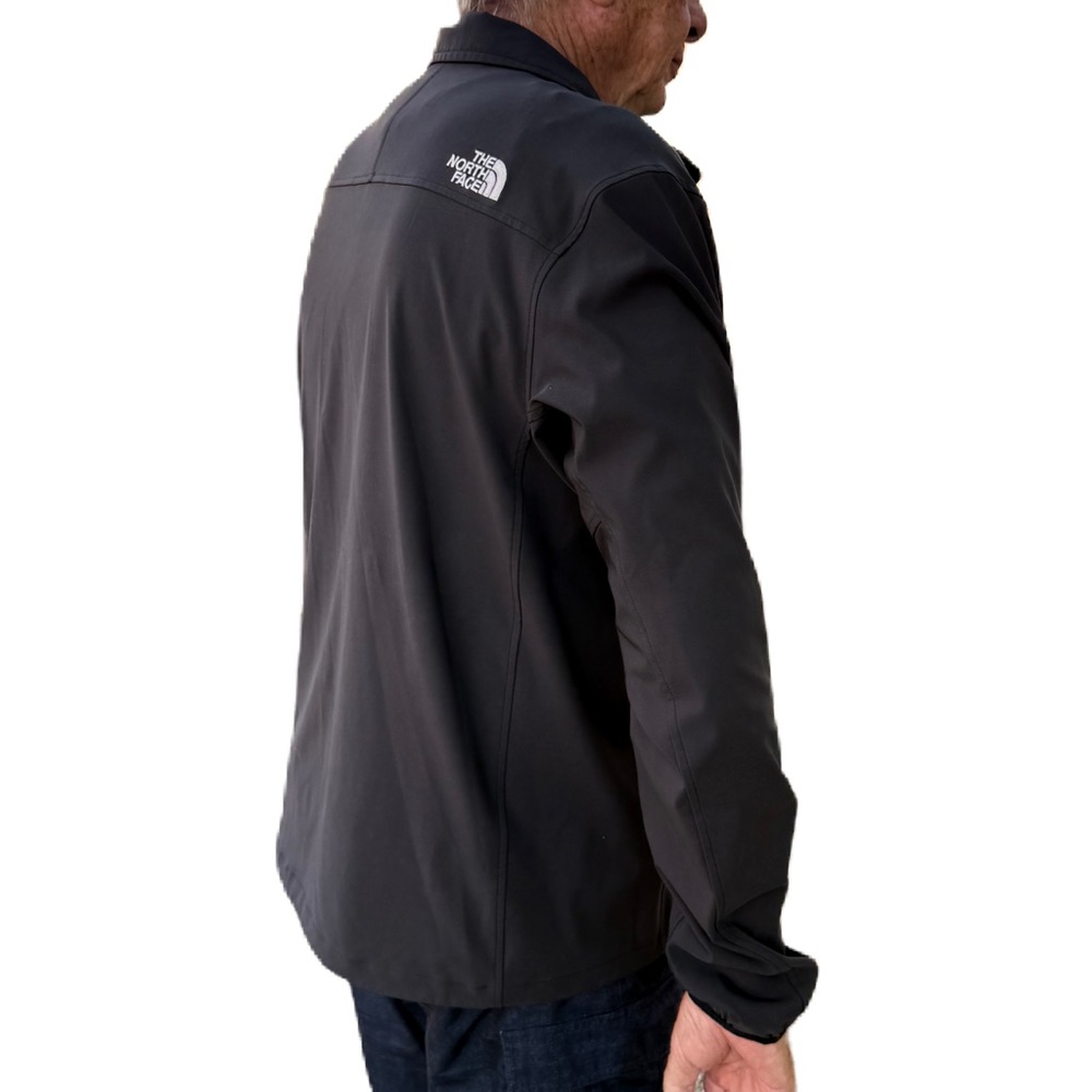 The North Face pullover windbreaker 1/4 zip stand collar hidden chest pocket - Picture 6 of 15